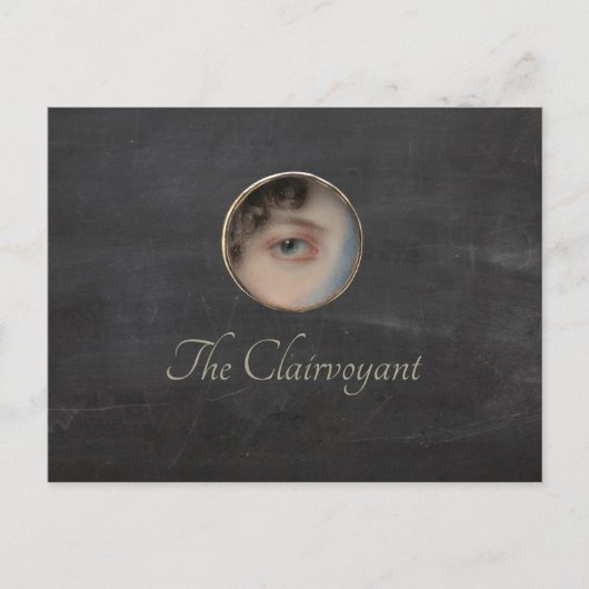 Helderziend, psychisch medium briefkaart (Voorkant)