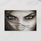 helderziende paranormale vrouw visitekaartje (Achterkant)