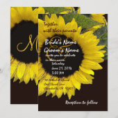 Helderzonnebloempittenmetaal Kaart (Voorkant / Achterkant)