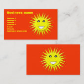 Helderzonnig  Visitekaartje (Voorkant / Achterkant)