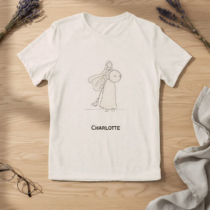 Heldhaftig Lijn Kunstontwerp - Moderne Minimalisti Tri-Blend Shirt