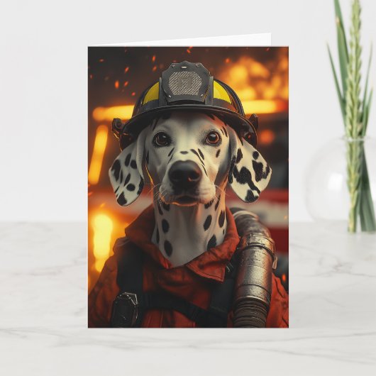 Heldhaftige brandweerman Dalmatiër (Voorkant)