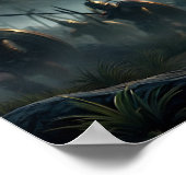 Heldhaftige Bronze Epic Warrior Charging Digitale Poster (Hoek)