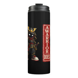 Heldhaftige en Zelfverzekerde Bushi Tumbler Thermosbeker