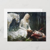 Heldhaftige epos van Nibelung hamsteren. Siegfried Briefkaart (Voorkant / Achterkant)