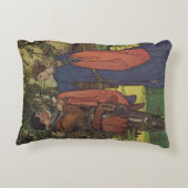 Heldhaftige Prins Ridder Schitterende Wapenrusting Accent Kussen (Achterkant)