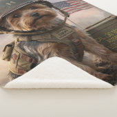 Heldhaftige Yorkie Special Forces | Sherpa Dekbed Deken (3/4)