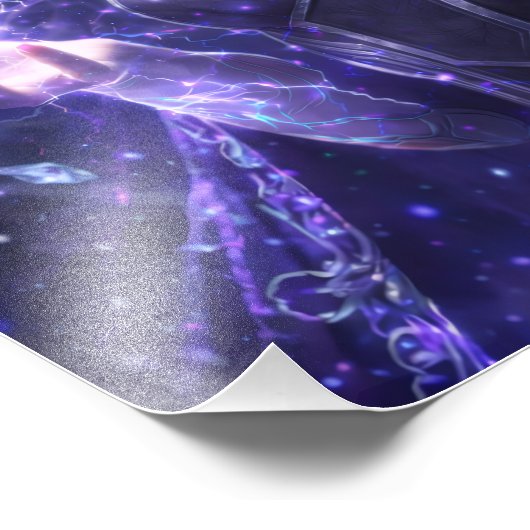 Heldin der Sterne – Cosmic Magic Poster (Hoek)