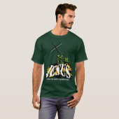 Hele Armor van God, donkergroene T-shirt (Voorkant volledig)