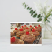 Hele cupcakes, horizontaal briefkaart (Staand voorkant)