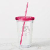 Hele Dag Plie, Chasse, Jete ~ Ballet Design Acryl Drinkbeker (Achterkant)