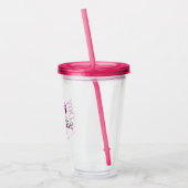 Hele Dag Plie, Chasse, Jete ~ Ballet Design Acryl Drinkbeker (Links)