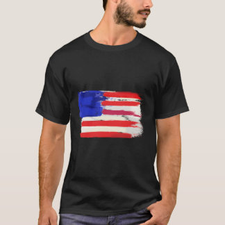 Hele familie Amerikaanse vlag 4th van juli T-shirt