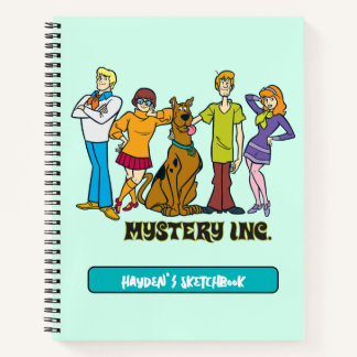 Hele Gang 12 Mystery Inc tekening Notitieboek