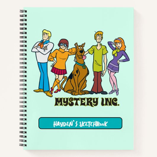 Hele Gang 12 Mystery Inc tekening Notitieboek (Voorkant)