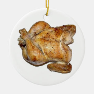 Hele Gebraden Kip Keramisch Ornament