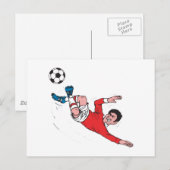hele goede voetbal trap briefkaart (Voorkant / Achterkant)