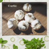 Hele handschoenen Witte knoflook Theedoek (Gevouwen)