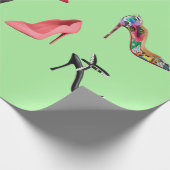 Hele Hiel Shoes Collage Stiletto wrapping papier (Hoek)