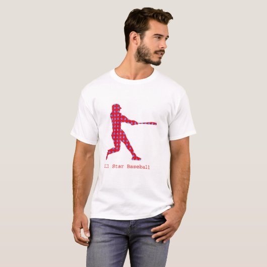 hele honkbal t-shirt (Voorkant volledig)