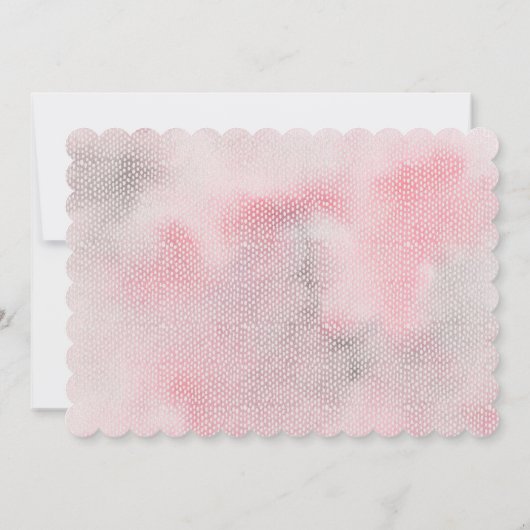 Hele Llama Fun. 1e uitnodiging van de partij van B (Achterkant)