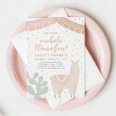 Hele Llama Fun Llama Alpaca Meisje Verjaardag Kaart