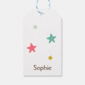 Hele Llama Leuk Lime Groen Verjaardagsfeest Cadeaulabel (Achterkant)