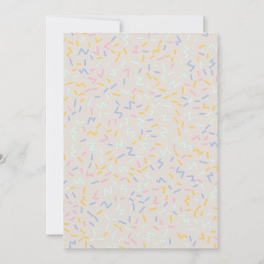 Hele Llama Leuk Schattige Boho Verjaardag Kaart (Achterkant)