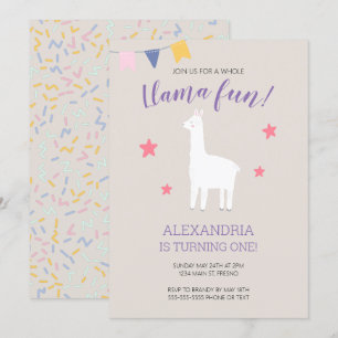 Hele Llama Leuk Schattige Boho Verjaardag Kaart