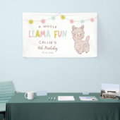 Hele Llama Leuk Verjaardagsfeest Spandoek (Beurs)