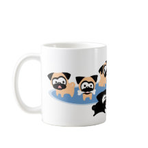 Hele Lotta Pugs (blauw)