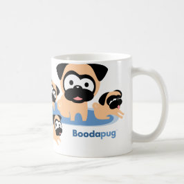 Hele Lotta Pugs (blauw) Koffiemok