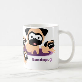 Hele Lotta Pugs (Paars) Koffiemok