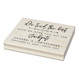 hele lotto liefde loterij kraskaart bruiloft gunst rubberstempel