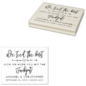 hele lotto liefde loterij kraskaart bruiloft gunst rubberstempel (Gestempeld)