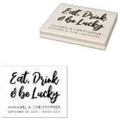 hele lotto liefde loterij ticket bruiloft gunst rubberstempel (Gestempeld)