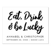 hele lotto liefde loterij ticket bruiloft gunst rubberstempel (Afrduk)