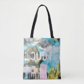 Hele mensen moderne collage art canvas tas (Voorkant)