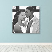 Hele Mijn Leven Canvas Afdruk (Insitu (Houten vloer))