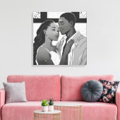 Hele Mijn Leven Canvas Afdruk (Insitu (Woonkamer))