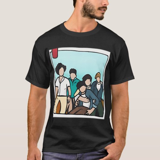 hele nacht op t-shirt (Voorkant)
