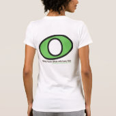 Hele noot Vrouwen wit T-shirt (Achterkant)