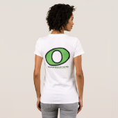 Hele noot Vrouwen wit T-shirt (Achterkant volledig)