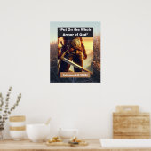 Hele pantser Gods - Wall Poster (Keuken)