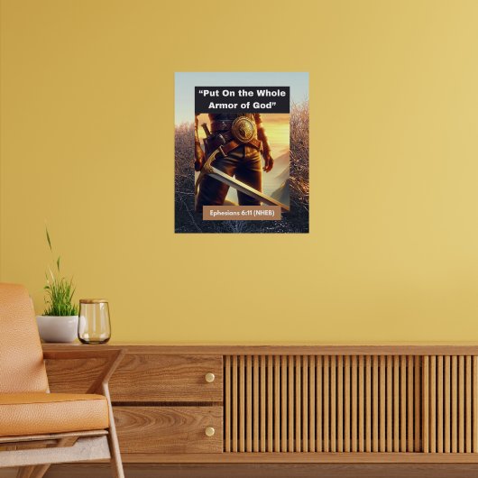 Hele pantser Gods - Wall Poster (Woonkamer 2)