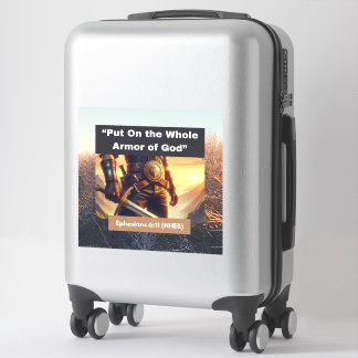 Hele pantser van God - Custom-Cut Vinyl Sticker