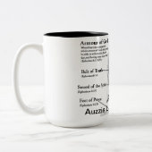 Hele pantser van God Mok (Links)