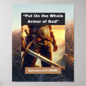 Hele pantser van God - Poster papier (Voorkant)