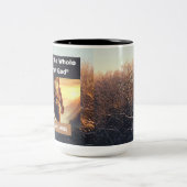 Hele pantser van God Two Tone Mok (Center)