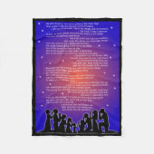 Hele Psalm 91 Fleece Blanket (Voorkant)